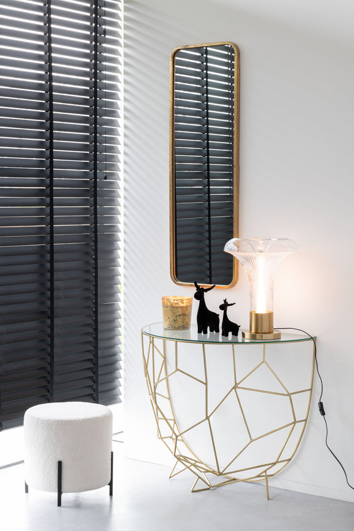 J-Line console Moza - metaal|glas - goud