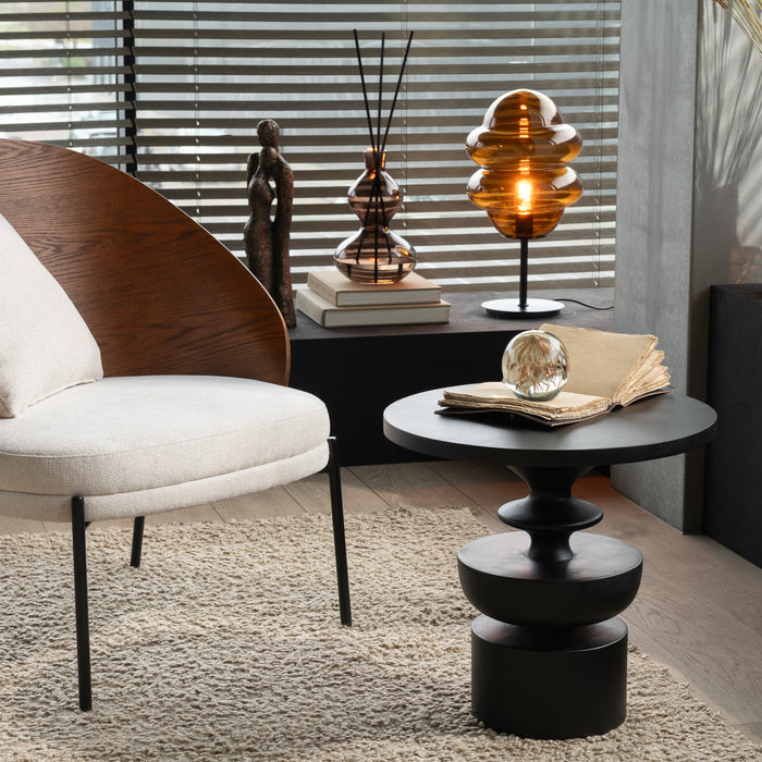 J-Line loungestoel - multiplex|metaal - bruin|beige