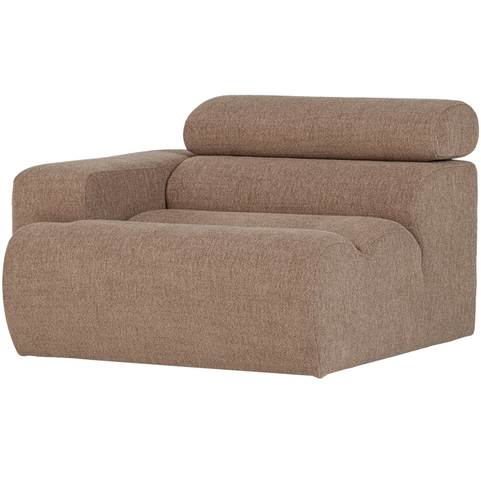 WOOOD Novi 1-Zits Element Bank Arm Links - Polyester - Taup