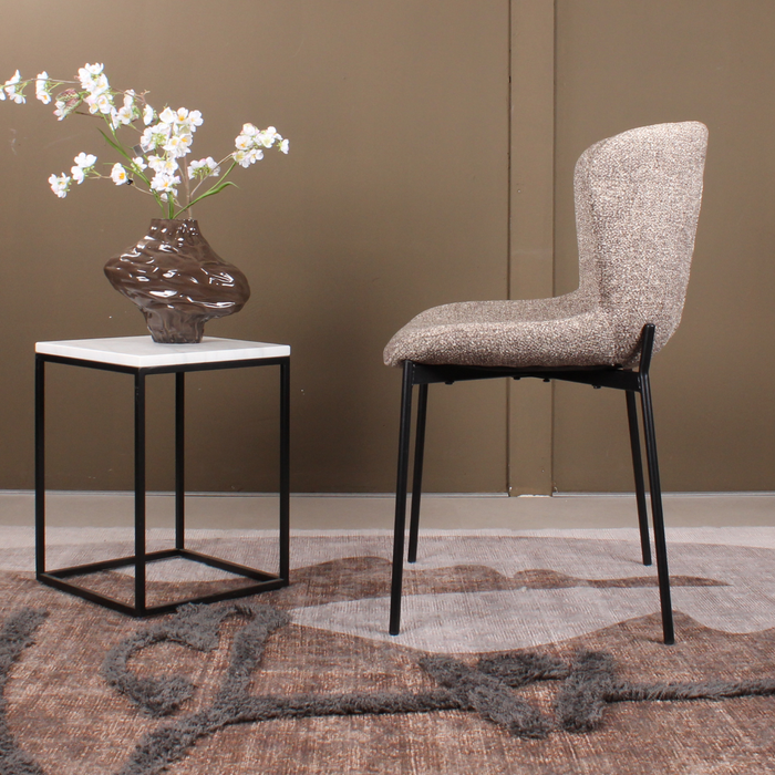 DS4U - Vera eetkamerstoel stof - taupe