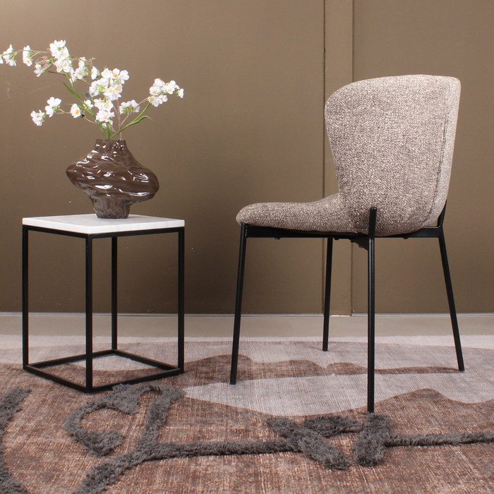 DS4U - Vera eetkamerstoel stof - taupe