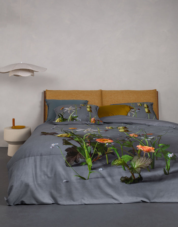 Essenza Ficaria Kussensloop 60x70 cm - Grijs