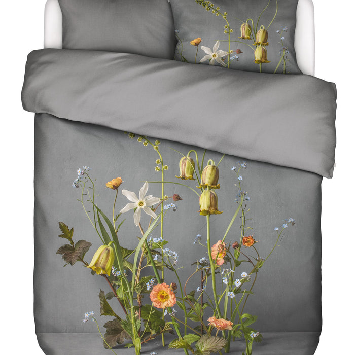 Essenza Ficaria Dekbedovertrek 200 x 200|220 cm - Grijs