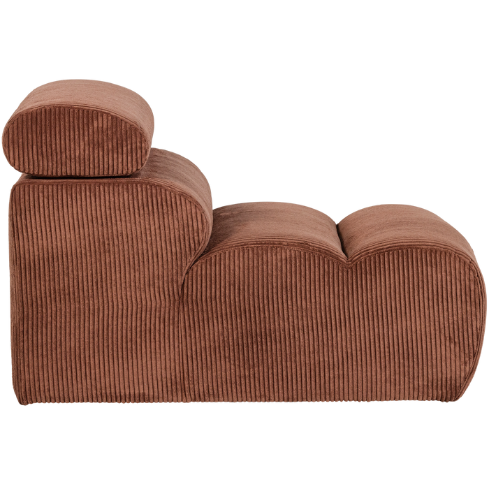 WOOOD Novi 1-Zits Element Bank - Ribstof - Terra - 86x82x113