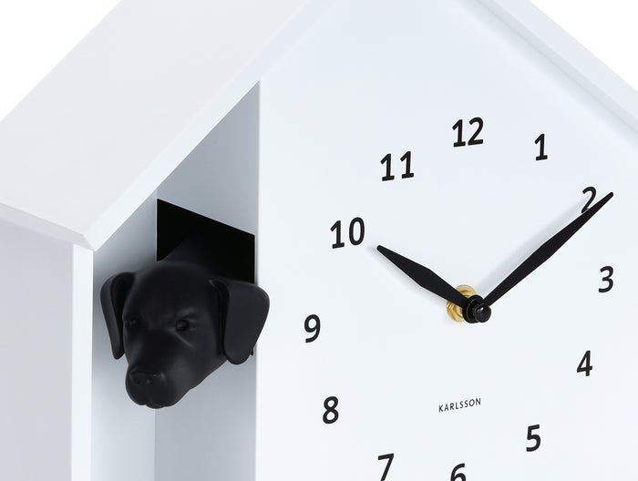 Karlsson - Wall Clock Peeking Doggy