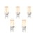 LUEDD Set van 5 G9 dimbare LED lampen 3W 280 lm 2700K