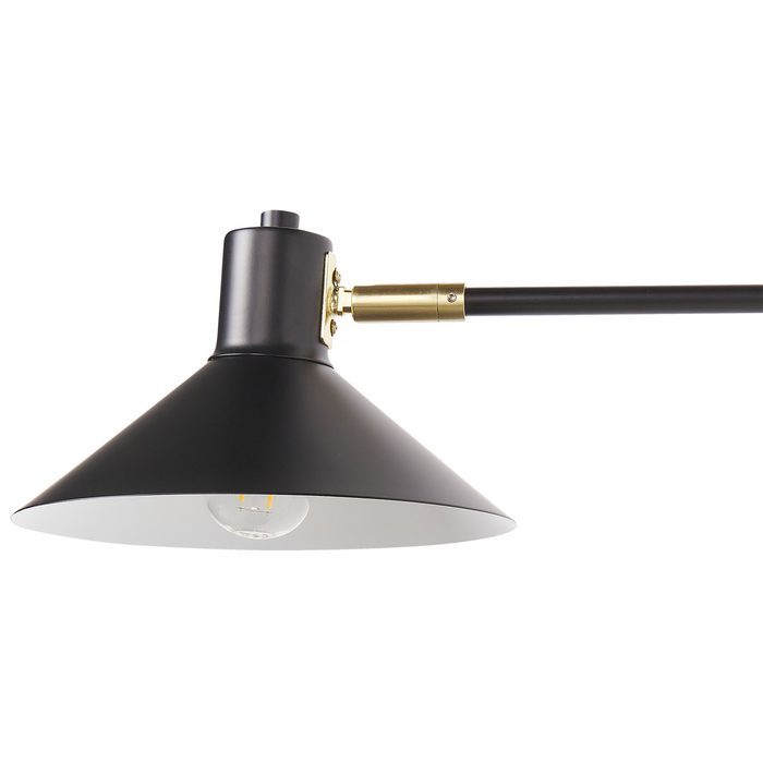 Beliani - KADASSA - Wandlamp - Zwart - Staal