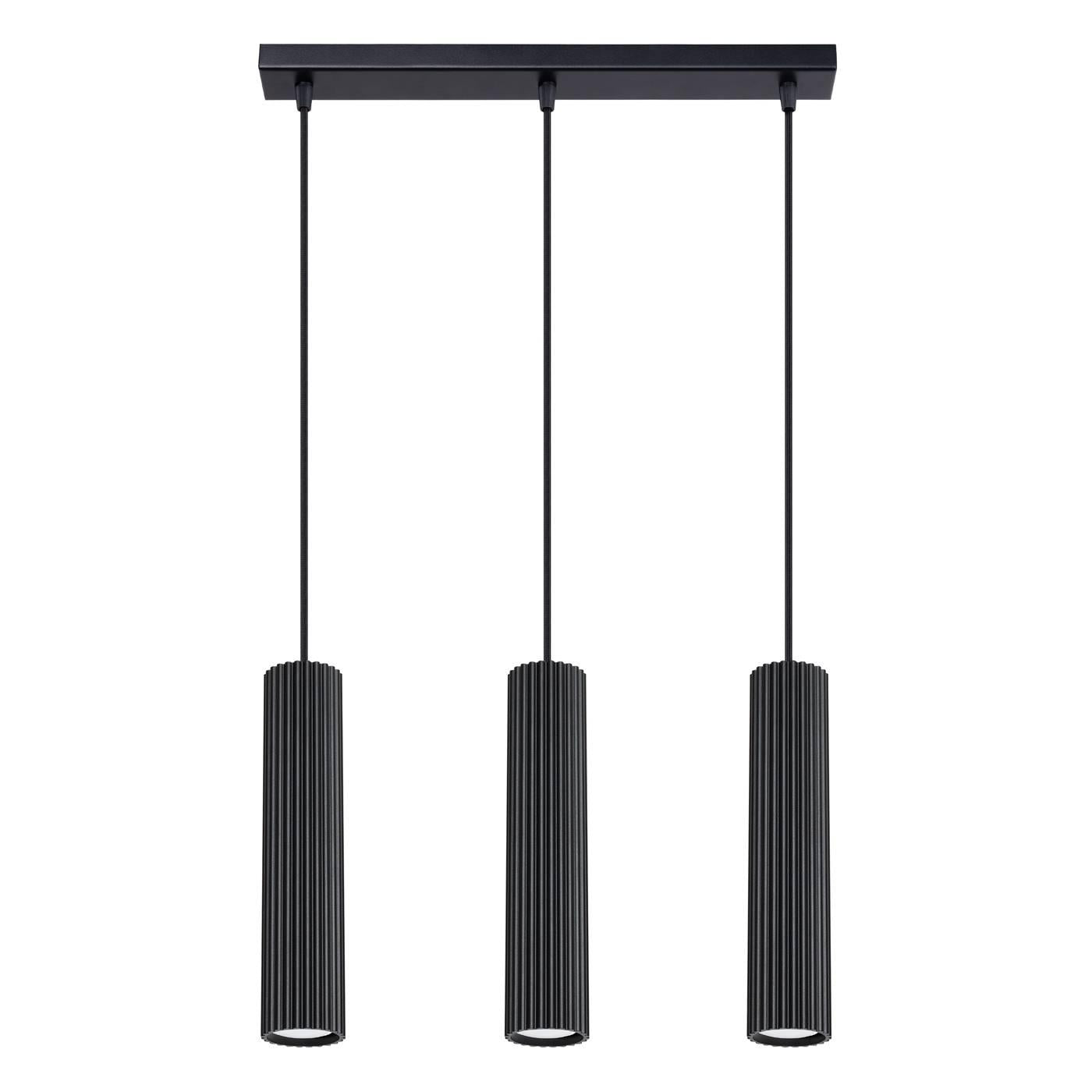 Sollux Hanglamp Karbon 3-lichts