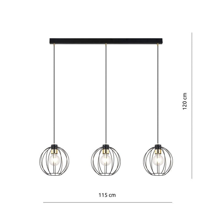 Cozyhouse Hanglamp Gino 3-lichts