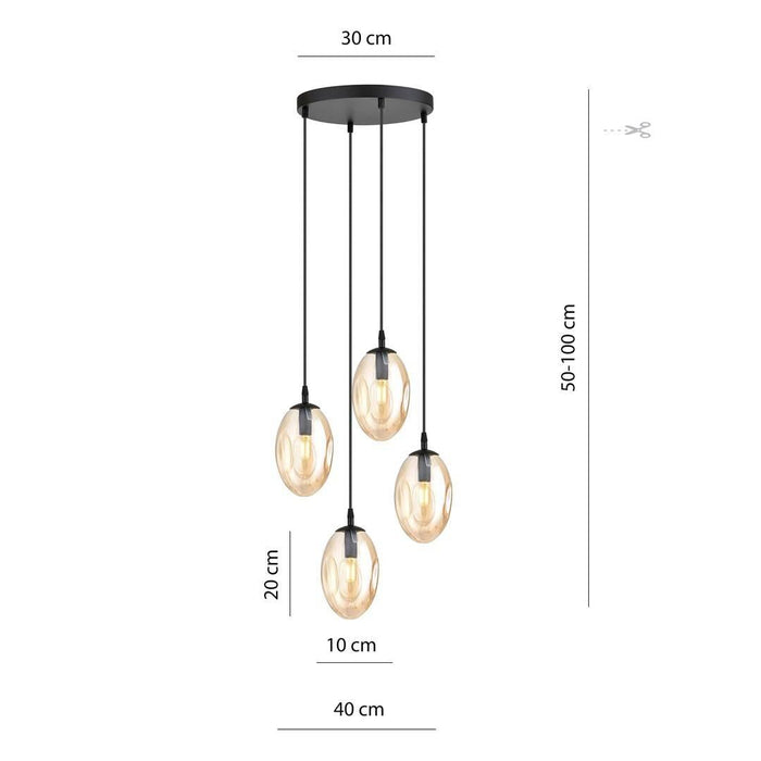 Cozyhouse Hanglamp Astral 4-lichts