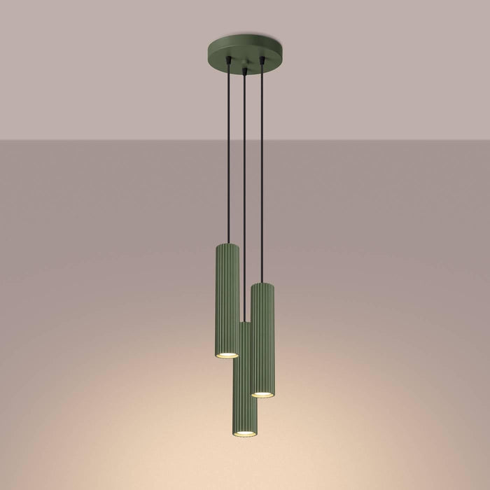 Sollux Hanglamp Karbon 3-lichts
