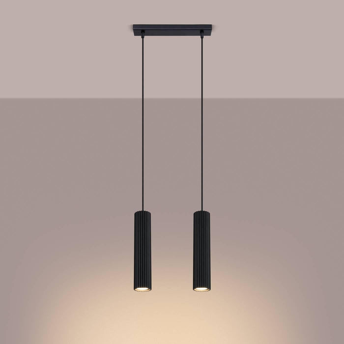Sollux Hanglamp Karbon 2-lichts