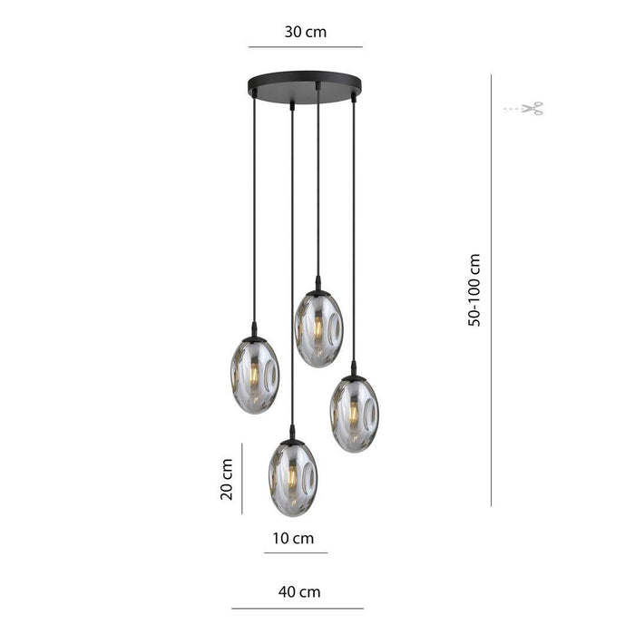 Cozyhouse Hanglamp Astral 4-lichts