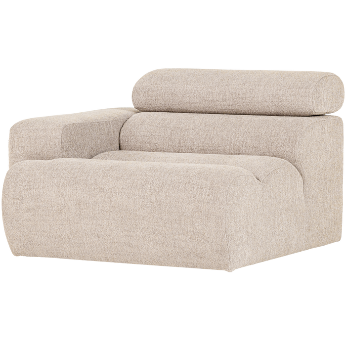 WOOOD Novi 1-Zits Element Bank Arm Links - Polyester - Naturel