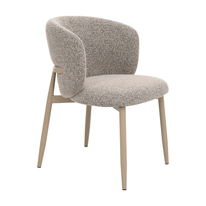 DÉJA Living - DÉJA Eetkamerstoel Varde Taupe|Beige - Set van 2