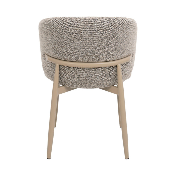 DÉJA Living - DÉJA Eetkamerstoel Varde Taupe|Beige - Set van 2