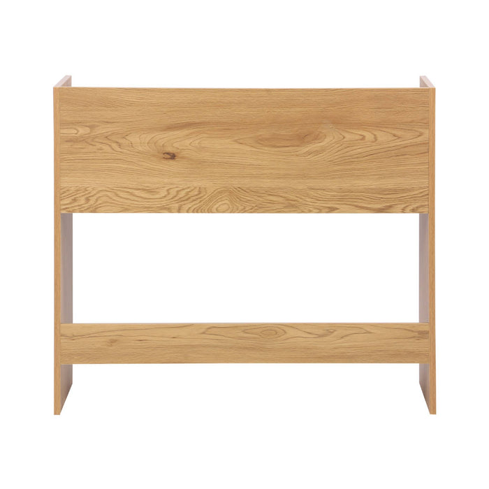 sweeek - Bureau hout decor 2 opbergvakken