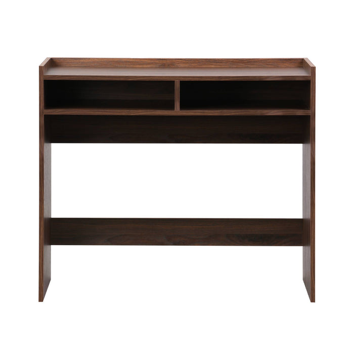 sweeek - Bureau hout decor 2 opbergvakken