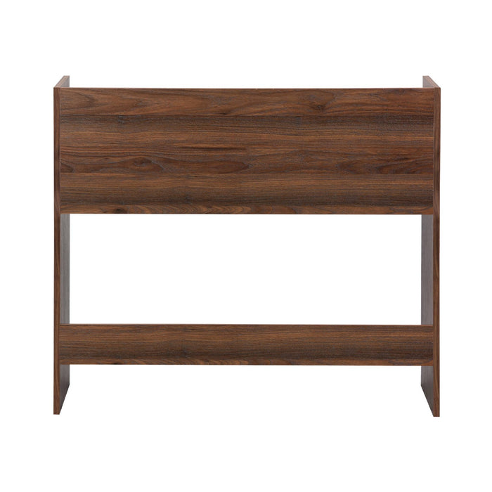 sweeek - Bureau hout decor 2 opbergvakken