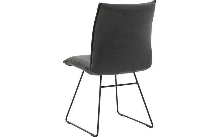 Goossens  Eetkamerstoel Nica -  Leder zonder armleuning