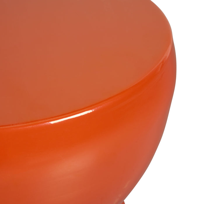 Bijzettafel Freiburg - Oranje - Metaal