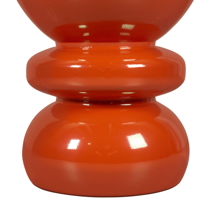 Bijzettafel Freiburg - Oranje - Metaal