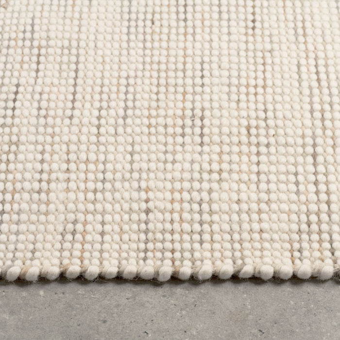 Vloerkleed Stip - Greige - 100% Wol - 160x0x230cm (BxHxD)