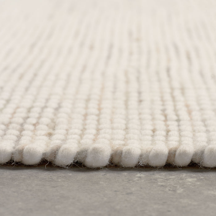 Vloerkleed Stip - Greige - 100% Wol - 160x0x230cm (BxHxD)