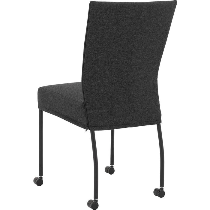 Goossens  Eetkamerstoel Funk -  Textiel zonder armleuning