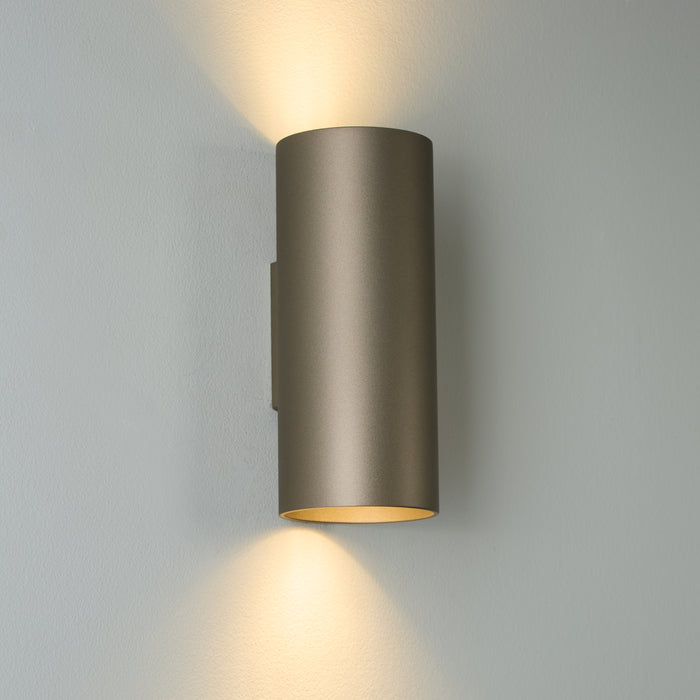 Searchlight Wall Wandlamp Cilinder - H 15,4 cm - Latte