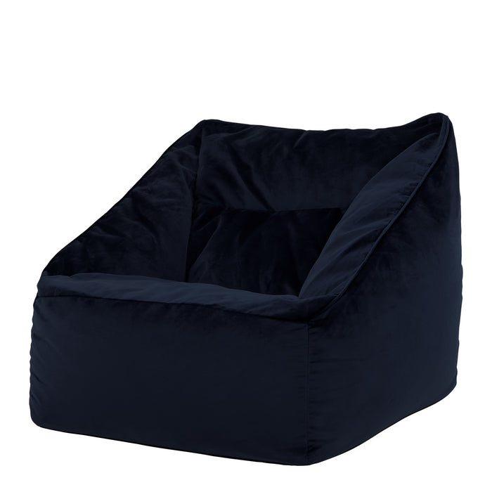 icon Natalia Zitzak Fauteuil - Velours - Marineblauw