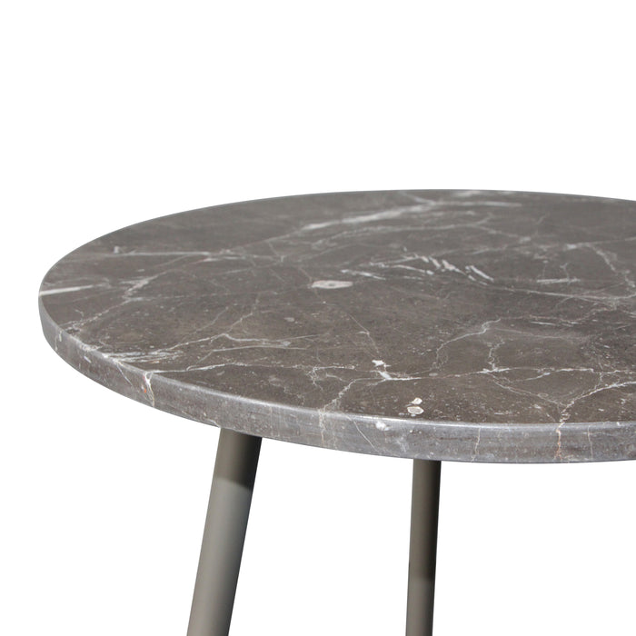 by fonQ Vein Bijzettafel H 51 x Ø 45 cm - Bruin