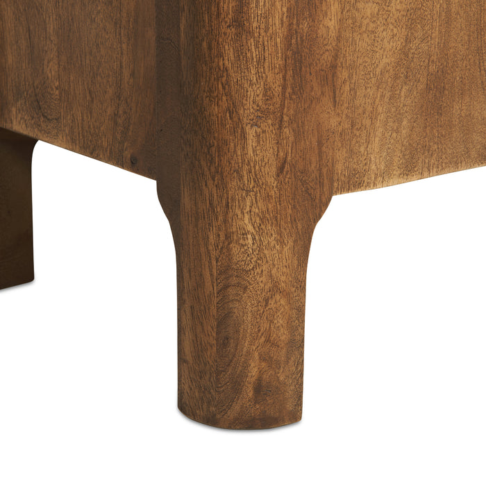 by fonQ Brato Tv-meubel met Marmeren Blad B 175 cm - Mangohout