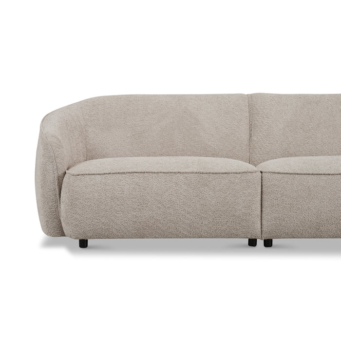 by fonQ Chubby 3-zitsbank - Bouclé Greige