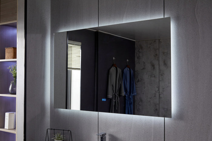 Vtw Living - Badkamerspiegel - Spiegel - Anti Condens - 140 cm