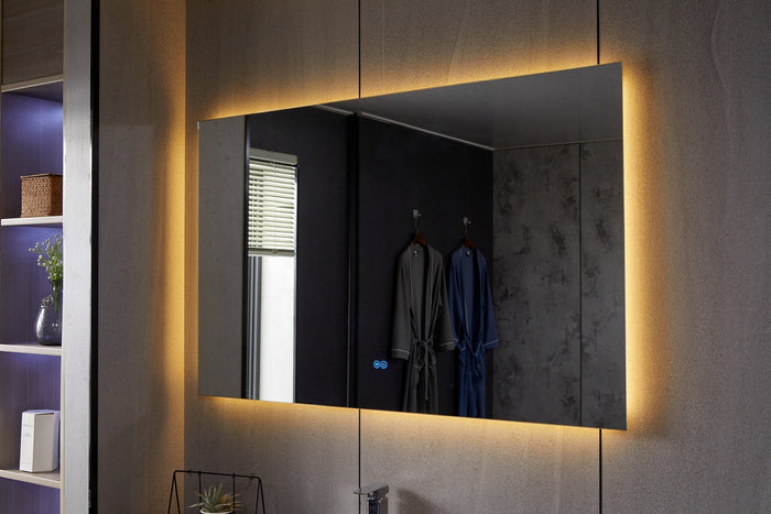 Vtw Living - Badkamerspiegel - Spiegel - Anti Condens - 140 cm