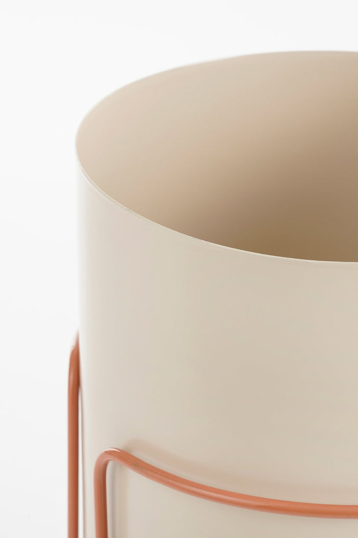 Mica Decorations Collins Bloempot op Standaard - H33 x Ø22 cm