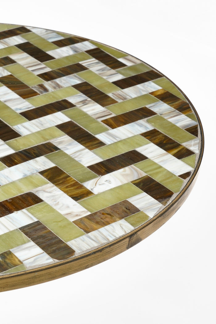 Mica Decorations Alanza Bijzettafel Buiten - H38 x Ø58 cm - Metaal