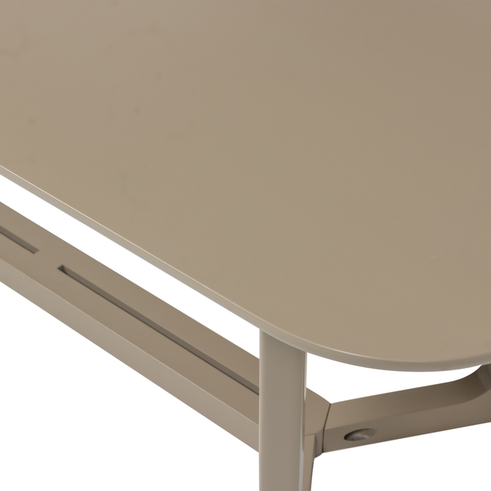 WOOOD Ferion Eettafel - Mango Hout - Mud - 76x240x90