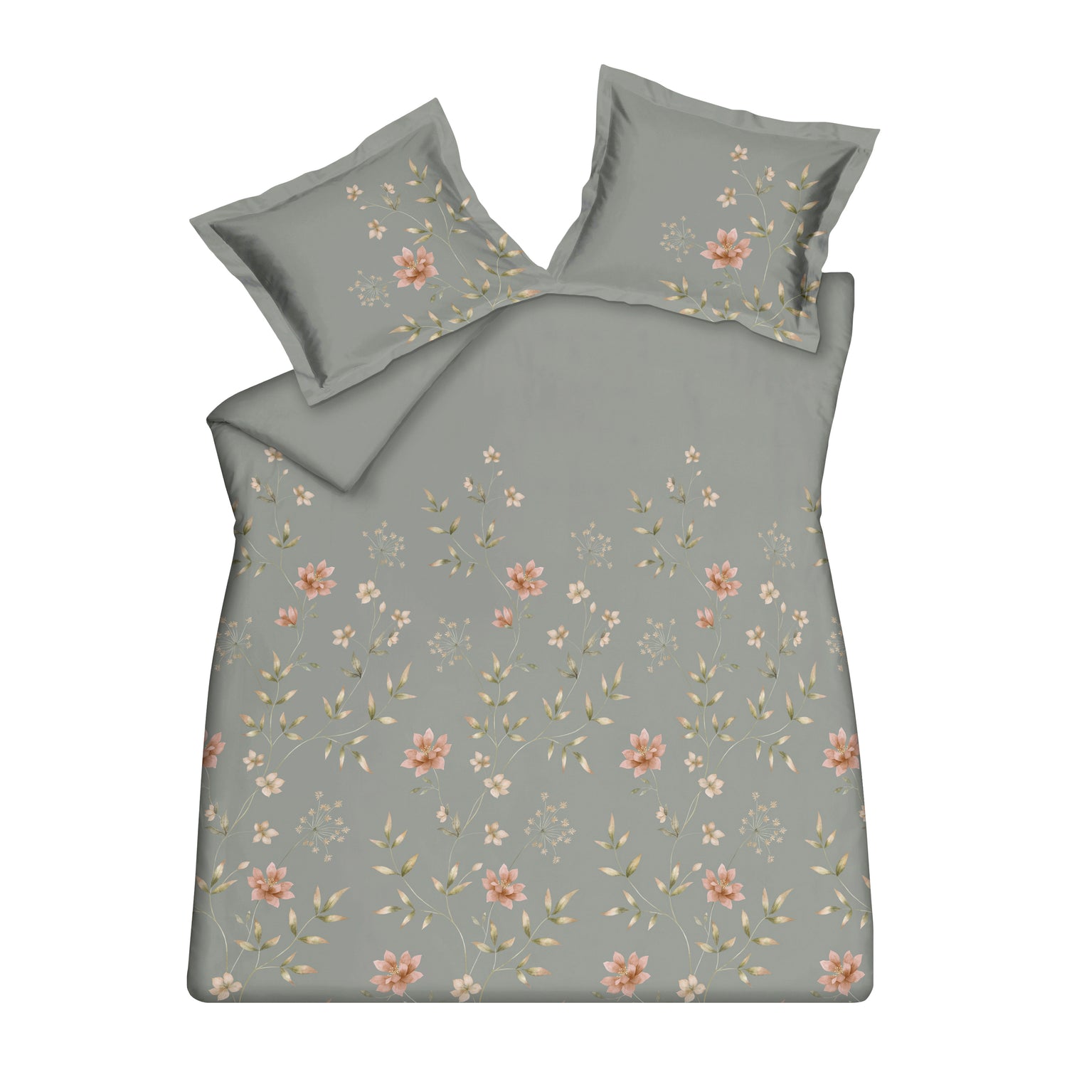 Vandyck Fleurine Dekbedovertrek 140 x 200/220 cm - Thyme