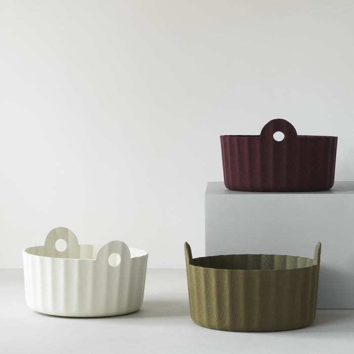 Normann Copenhagen Colu Opbergmand - Burgundy
