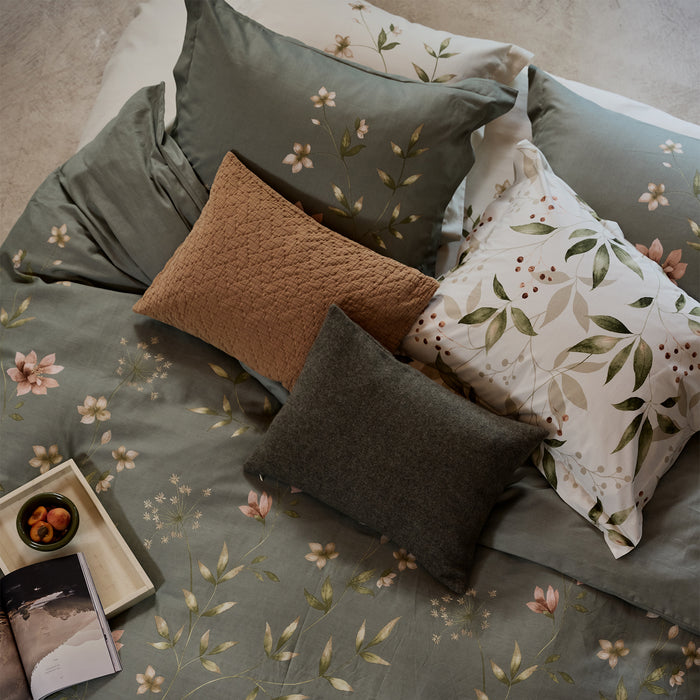 Vandyck Fleurine Dekbedovertrek 140 x 200/220 cm - Thyme