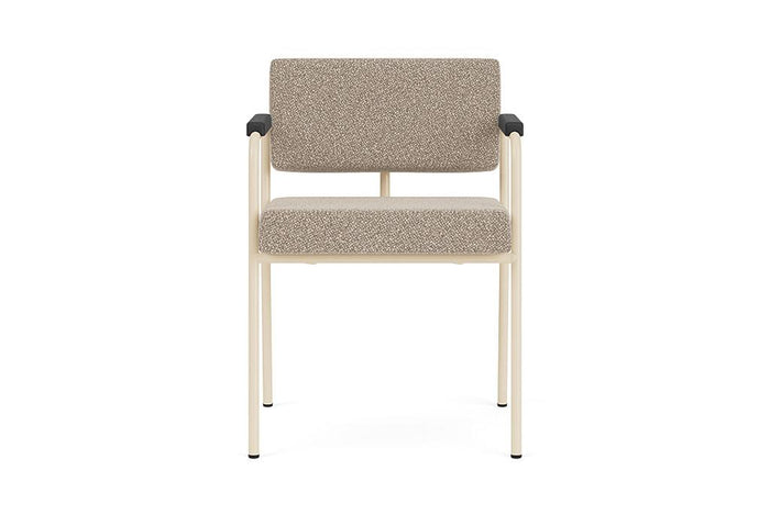 FÉST Monday stoel met armleuning sand|zwart Alpine 01 natural