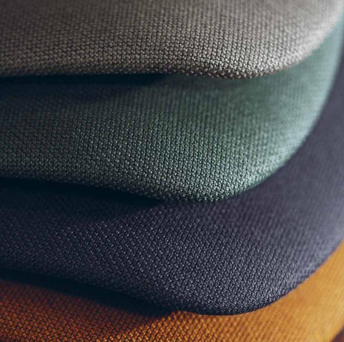 Falk stoel met draaibaar onderstel gestoffeerd dark green