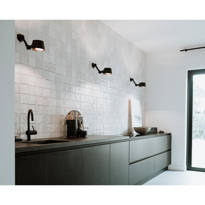 Bolt Underfit wandlamp met stekker Smokey Black