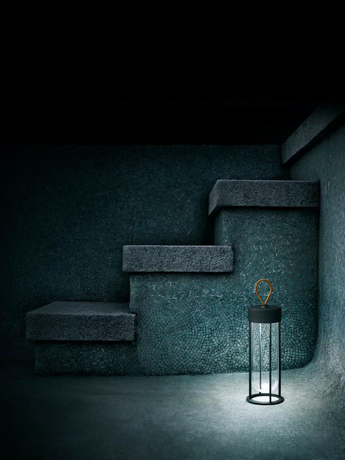 InVitro Unplugged tafellamp LED oplaadbaar antraciet