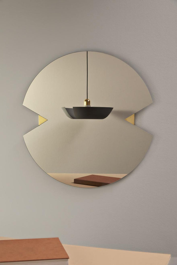 Verto spiegel Ø70 black