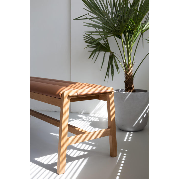 Leef eetbank 140 zwart