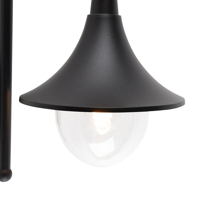 QAZQA Smart buiten wandlamp zwart IP44 incl. Wifi A60 - Daphne