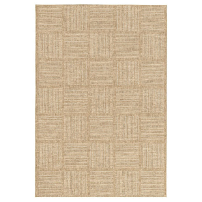 Boho&me Buitenkleed blokken  - Twill Tile beige|wit - 200x290 cm